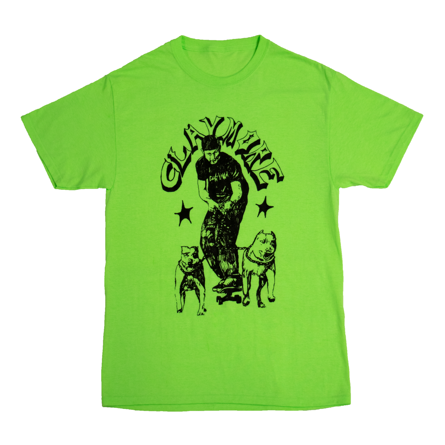 TDLUKE DAWG TEE (Neon Green)