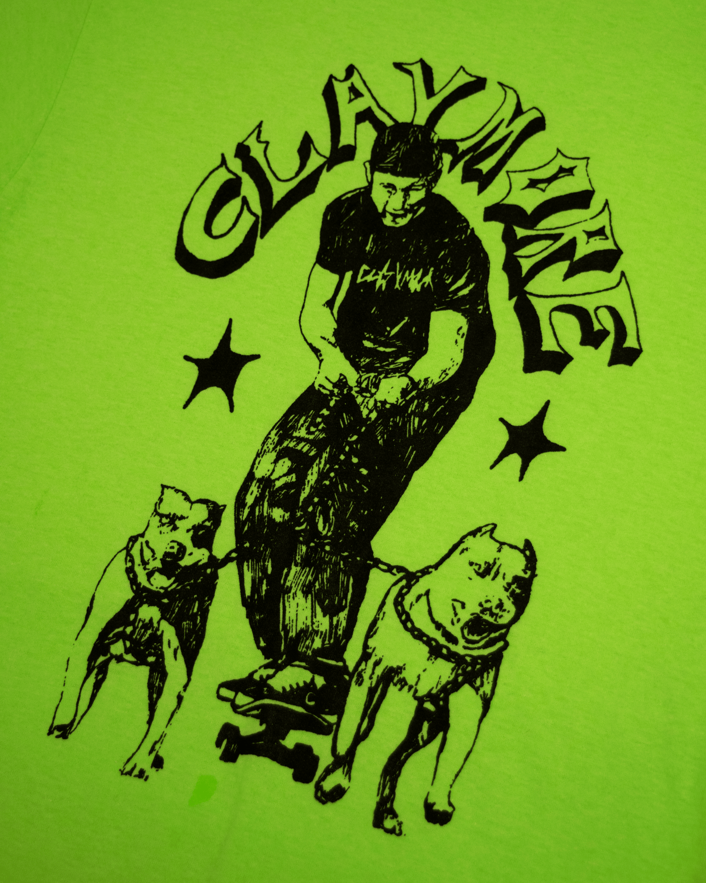 TDLUKE DAWG TEE (Neon Green)