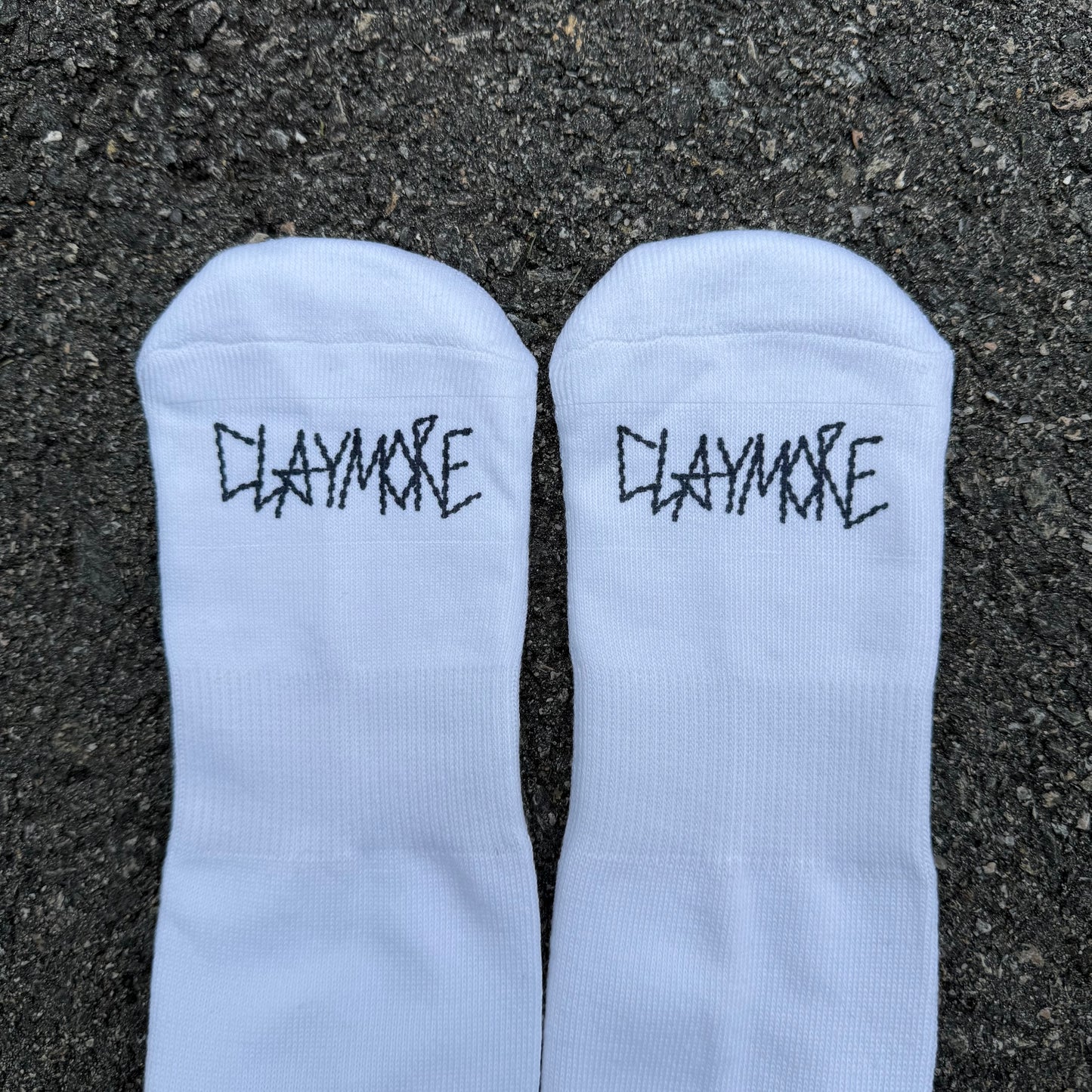 Star Face Socks (White)