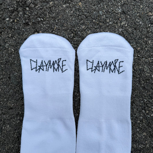 Star Face Socks (White)